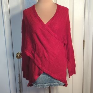Maison Mascallier Crisscross Wrap Sweater NWT